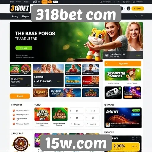 Interface do site 318bet é intuitiva e acessível