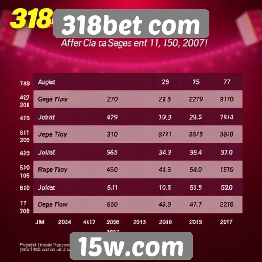 Estatísticas de jogadores no 318bet em crescimento