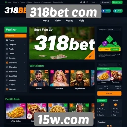 Análise da interface do usuário do site 318bet