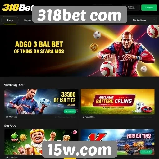 Variedade de jogos oferecidos por 318bet com